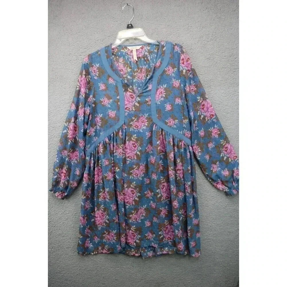 Matilda Jane Make Believe to the Nines Sheer Overlay Dress-Size Medium